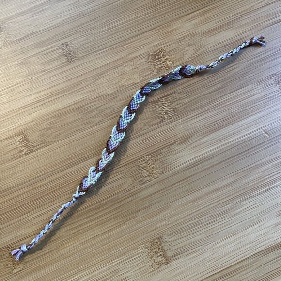 Briella Bracelet, anklet, trendy, comfortable, tie, embroidery thread, woven, gi - Picture 3 of 3